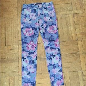 Joe's Jeans High Water Rose Printed Skinny, 26
